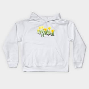 January 31st birthday flower Kids Hoodie